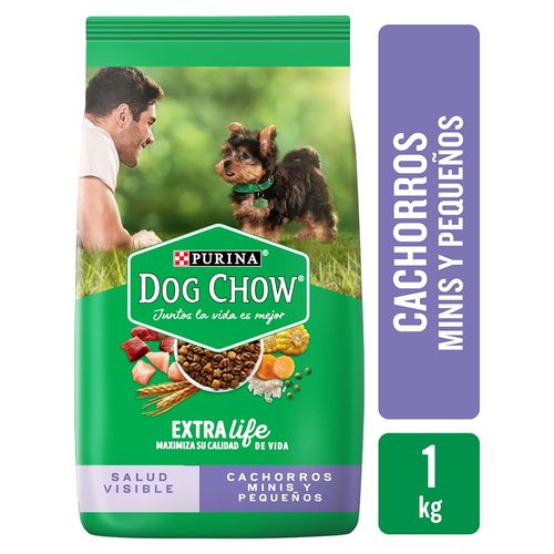 Alimento Perro Cachorro Purina Dog Chow Extra Life Minis y Pequeños 1 kg