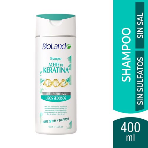 Shampoo Bioland Aceite de Keratina - 400ml