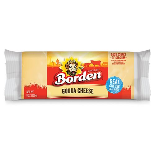 Borden Queso Gouda Chunk Troceado 226gr
