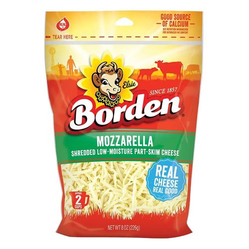Borden Queso Mozzarella Rallado 226gr