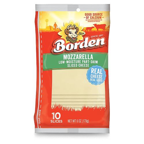 Borden Queso Mozzarella Rebanado 170gr