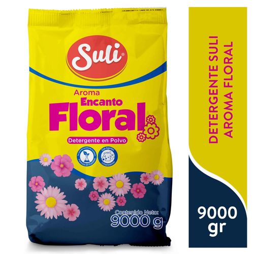 Detergente En Polvo Suli Aroma Floral - 9000 g