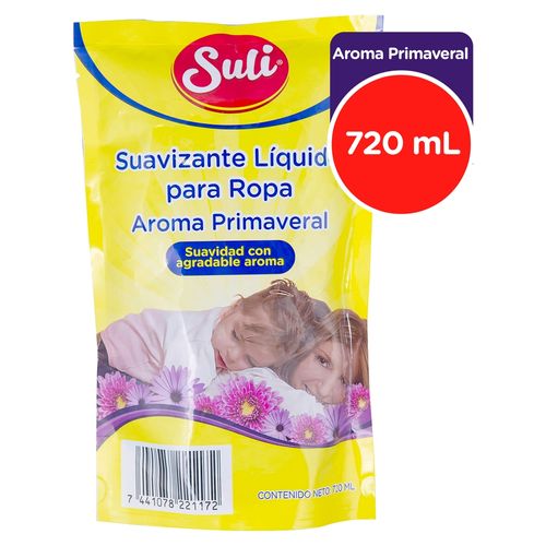 Suavizante Líquido para Ropa Suli Aroma Primaveral Doypack - 720 ml