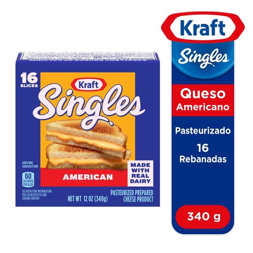 Queso Americano Reb Kraft 340 g