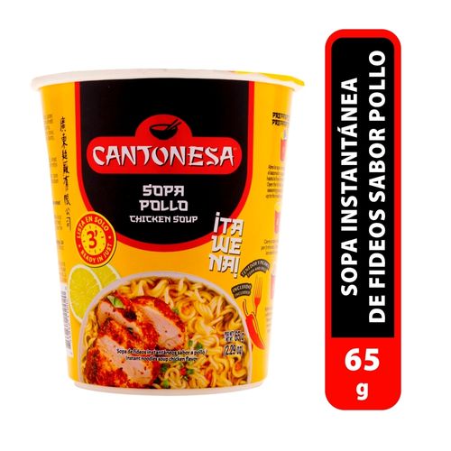 Sopa Vaso Cantonesa Pollo 65 Gr