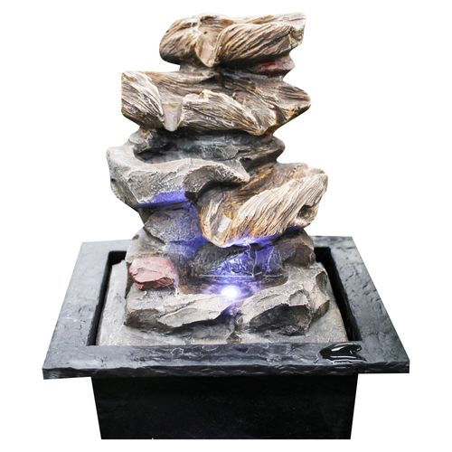 Ht Fuente Para Jardin Piedras 27cm