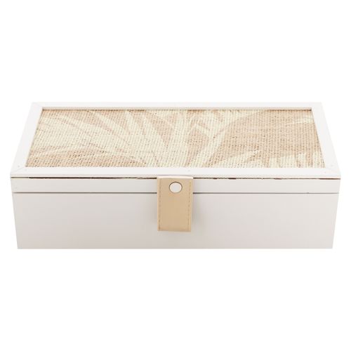 Ms Caja Decorativa Palmeras 25cm