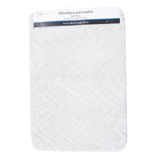 Alfombra Mainstays Para Baño, De Microfibra 45X65cm