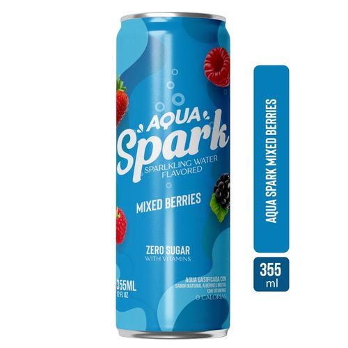 Agua Gasificada Aqua Spark Mixed Berries - 355ml