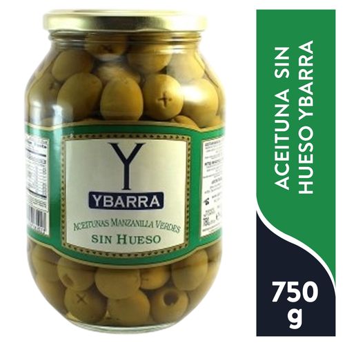 Aceituna Ybarra manzanilla verdes sin hueso -780 g