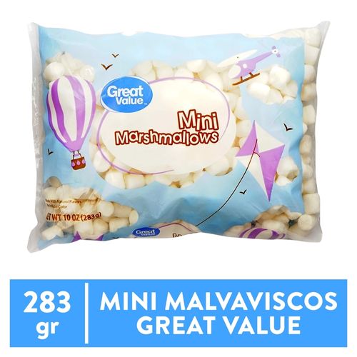 Marshmallow Great Value Sabor Vainilla Mini -283 gr