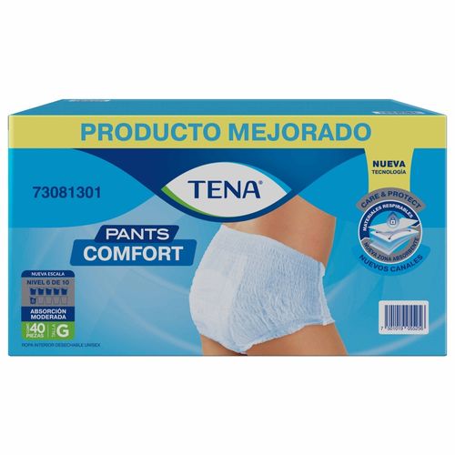 Pants Tena Comfort Talla G 40 unidades
