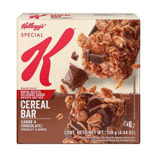 Barra De Cereal Kelloggs Special K Chocolate - 126 g