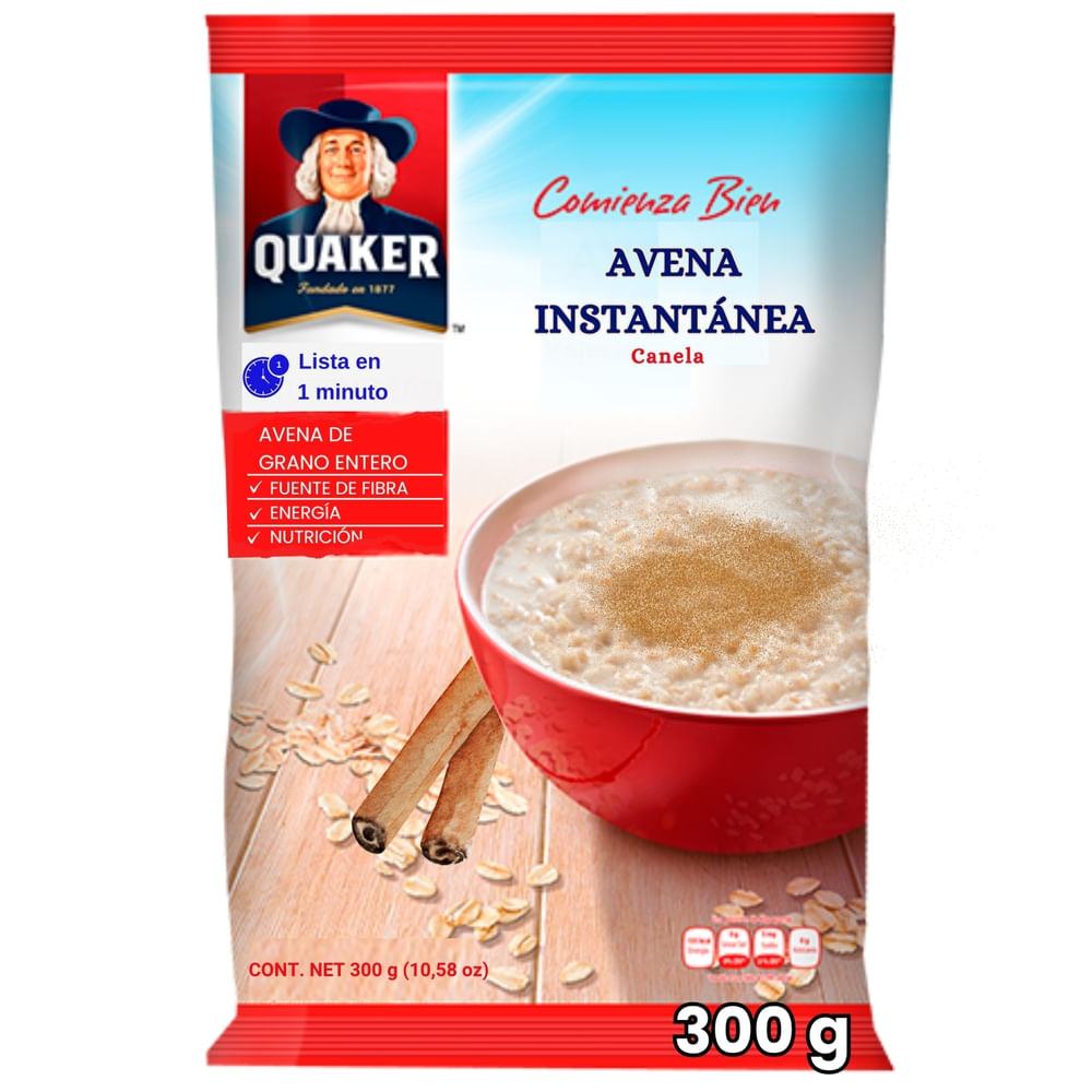 Comprar Avena Quaker Instantánea Canela - 300 g | Walmart Costa