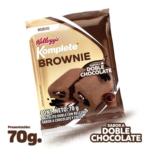 Brownie Komplete Kellogg's Relleno De Chocolate - 70 g