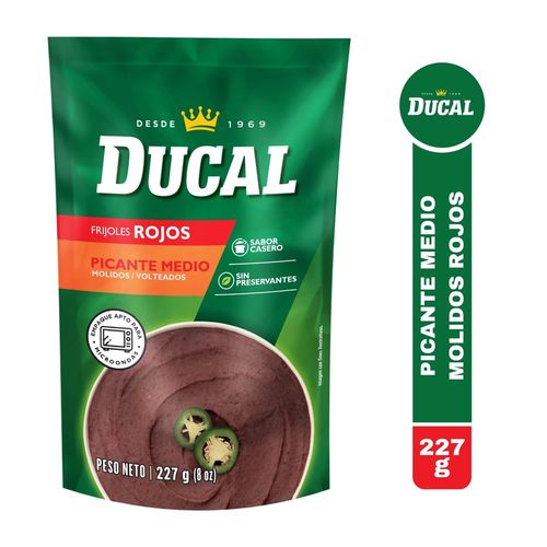Frijol Ducal rojo volteado picante - 227 g