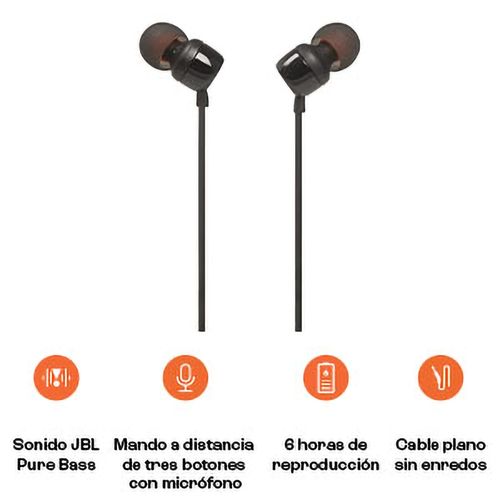 Audífono JBL Tune  110 colores surtidos