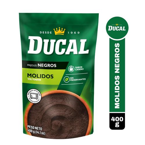 Frijol Ducal molido negro doypack - 400 g