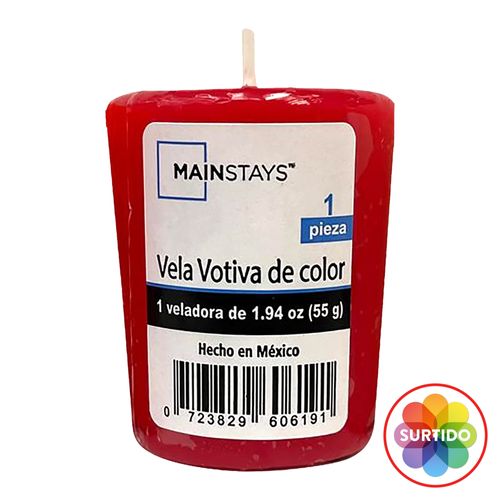 Vela Mainstays de color surtido -1 Pza