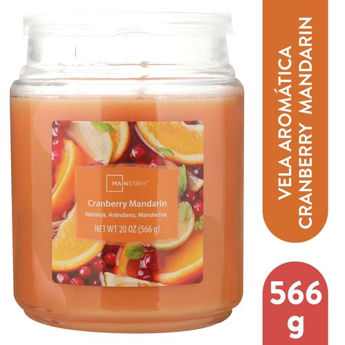 Vela Mainstays aroma naranja arándanos y mandarina - 566 g