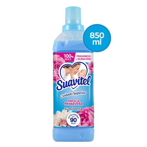 Suavizante de Telas Suavitel, Cuidado Superior Fresca Primavera -850 ml