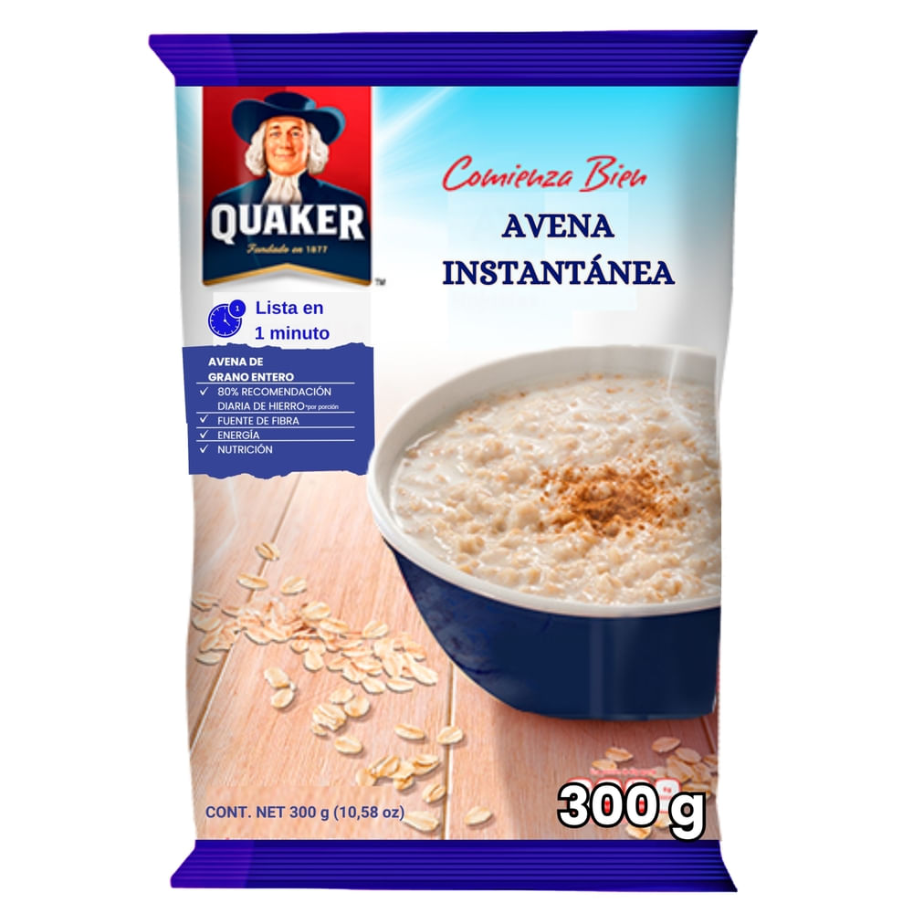 Comprar Quaker Avena Instantánea Hierro - 300 g | Walmart Costa Rica