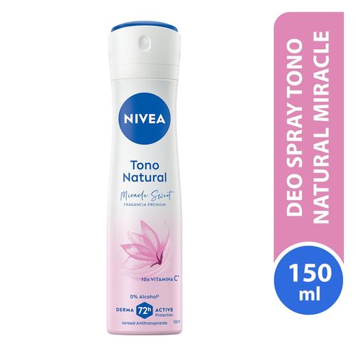 Desodorante Nivea Spray Tono Natural Miracle - 150 ml