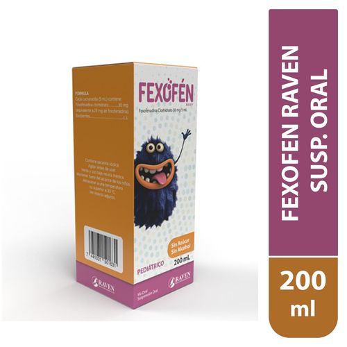 Fexofen Susp Fexof Hcl 6 Mg 200Ml