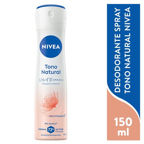 Desodorante Nivea Spray Tono Natural Velvet - 150 ml