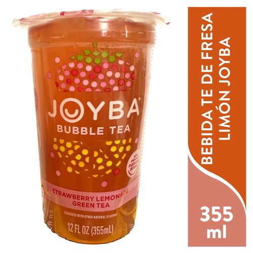 Bebida Joyba Te verde fresa y limón - 355 ml