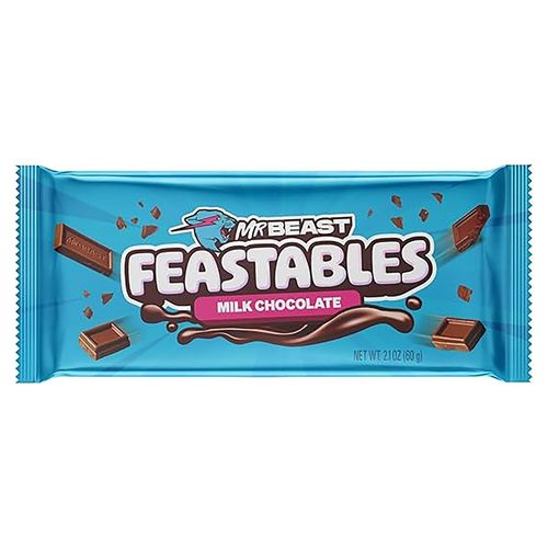 Chocolate Feastables Sabor Milk Chocolate - 60 g