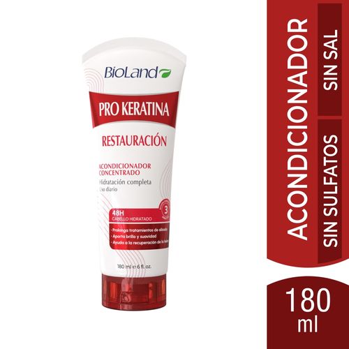 Acondicionador Concentrado Bioland Pro keratina Restauración - 180 ml