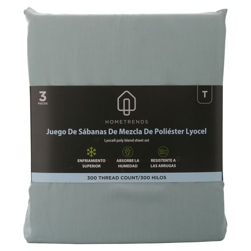Ht Set De Sabanas Twin 300 Hilos Verde