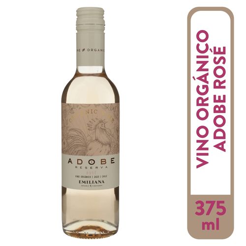 Vino Organico Adobe Rose 375 Ml