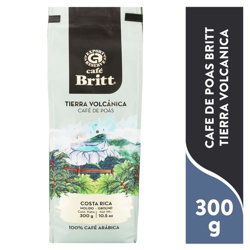 Cafe Britt Poas Molido 300 Gr