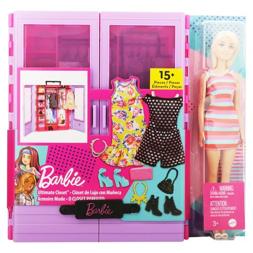 Barbie Fb Nuevo Closet De Lujo Y Muneca