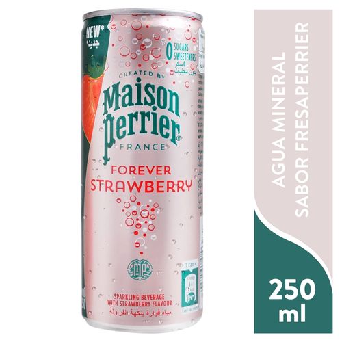 Agua Mineral Perrier Fresa 250 Ml