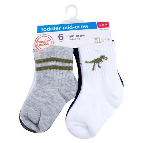 6Pk Calceta Wonder Nation Bebo T0 6M