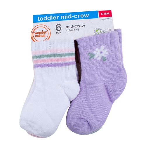 6Pk Calceta Wonder Nation Beba T0 6M
