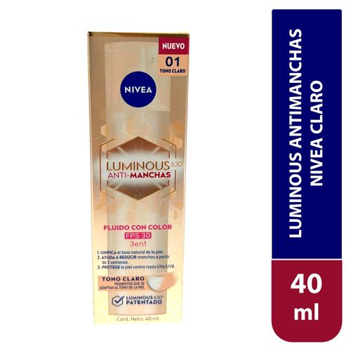 Crema Facial Luminous Tono Claro 40ml