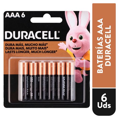 Bateria Duracell Alcalina Aaa - 6 uds