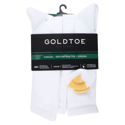 6P Caletin Dep Crew Blanco Gold Toe