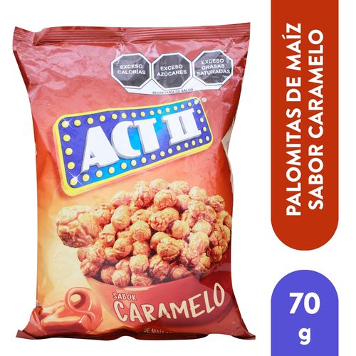 Popcorn Act II Extra Caramelo - 80 g