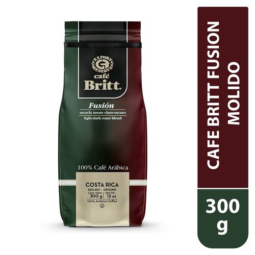 Cafe Britt Fusion Molido 300 Gr