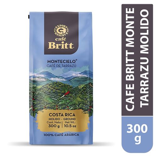 Cafe Britt Monte Tarra Molido 300 Gr