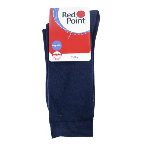 Calcetín Escolar Red Point Para Niño En Color Azul -Talla 5-7