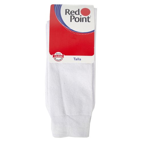 Calcetín Casual Red Point Para Niño En Color Blanco - Talla 7-9