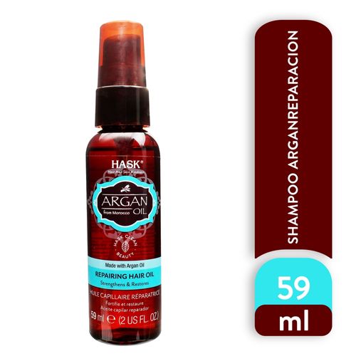 Aceite capilar Hask reparador con aceite de argán -  59 ml