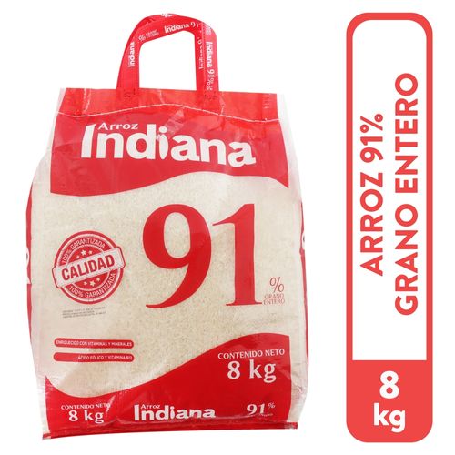 Arroz Indiana 91% grano entero - 8 kg