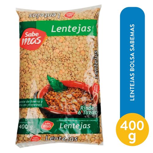 Lentejas Sabemas Bolsa - 400 g